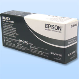 EPSON TM-C100用/SJIC10PK ブラック 単色