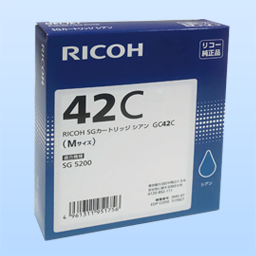 RICOH SGカートリッジGC42C Mサイズ シアン