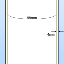 感熱ロールラベル 連続(幅98/106)