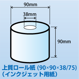 上質ロール紙(90x90x38/75)