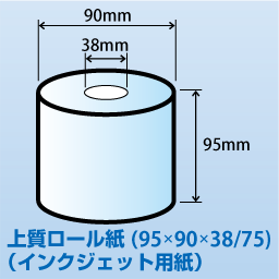 上質ロール紙(95x90x38/75)