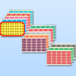 カラーナンバーラベル ラテラル CNL-L00 10シート/袋