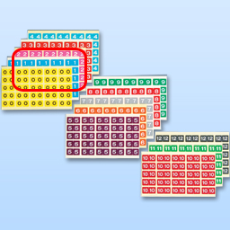 カラーナンバーラベル ラテラル CNL-L02 10シート/袋