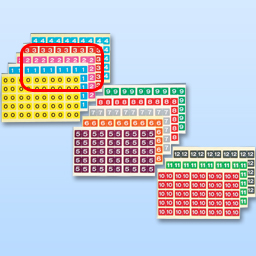 カラーナンバーラベル ラテラル CNL-L03 10シート/袋