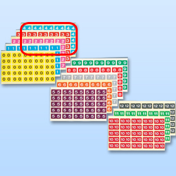 カラーナンバーラベル ラテラル CNL-L04 10シート/袋
