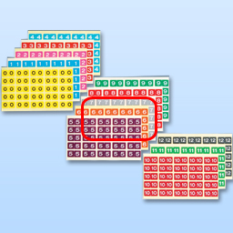 カラーナンバーラベル ラテラル CNL-L07 10シート/袋