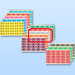 カラーナンバーラベル ラテラル CNL-L08 10シート/袋