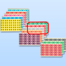 カラーナンバーラベル ラテラル CNL-L09 10シート/袋