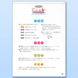 コンピュータ薬袋 Yタイプ B5版 裏面イラスト